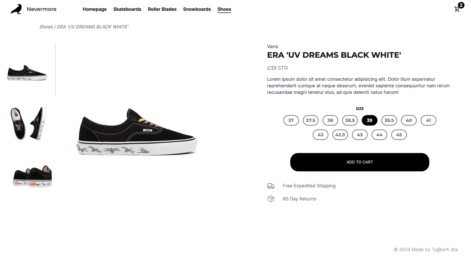 Sports E-commerce Desktop Preview