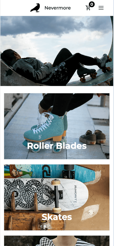  Sports E-commerce Mobile Preview